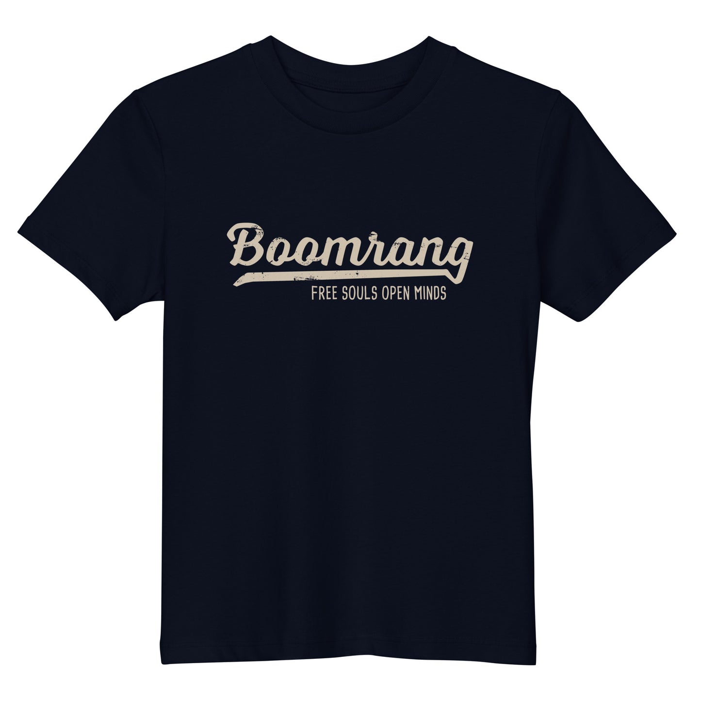 Boomrang Retro Shirt Kids dunkel